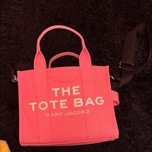 Marc Jacobs Vibrant Pink Tote Bag